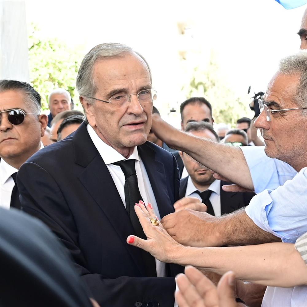 Αντώνης Σαμαράς κηδεία κόρης