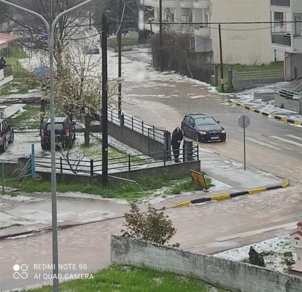 Κοζάνη - Χαλάζι - Πλημμύρα