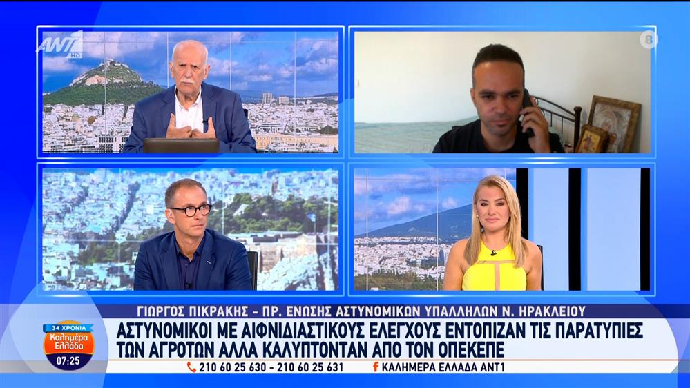 Αστυνομικοί εντόπιζαν τις παρατυπίες των αγροτών αλλά καλύπτονταν από τον ΟΠΕΚΕΠΕ - Καλημέρα Ελλάδα - 04/07/2025