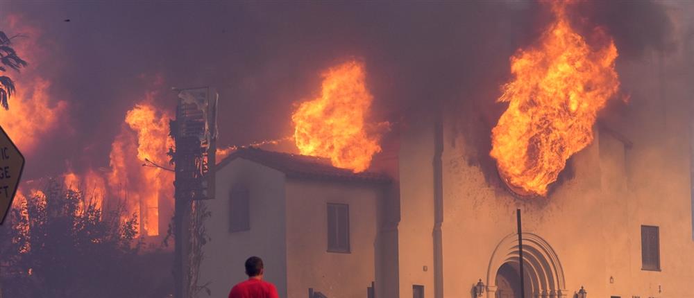 Φωτιά - πυρκαγιά - Καλιφόρνια - Λος Άντζελες	