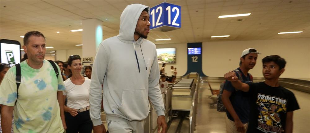 Εθνική Ελλάδος μπάσκετ- άφιξη - Ελευθέριος Βενιζέλος