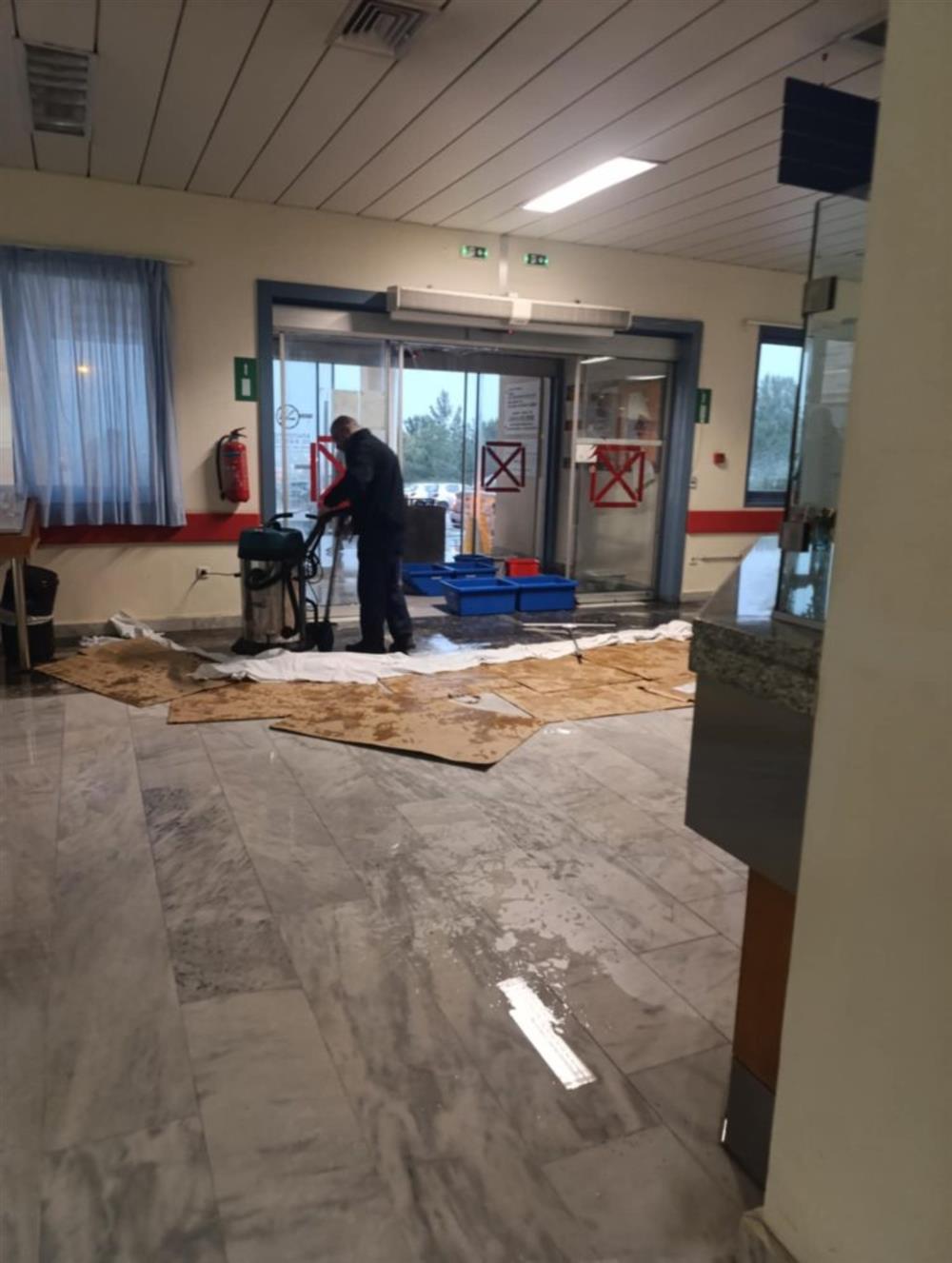 Κακοκαιρία - Νοσοκιομείο Χανιών - Πλημμύρα