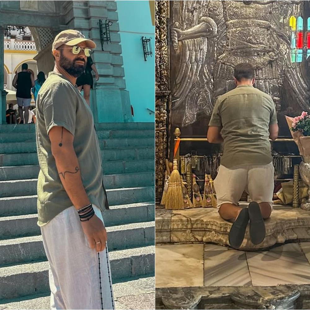 Ηλίας Βρεττός: Απαντά σε μήνυμα που δέχθηκε για τη φωτογραφία από τη στιγμή που προσεύχεται