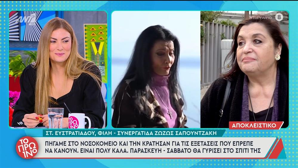 Ζωζώ Σαπουντζάκη: Τα νεότερα για την κατάσταση της υγείας της - "Είναι πάντα αισιόδοξη" αποκαλύπτει στενή της συνεργάτιδα
