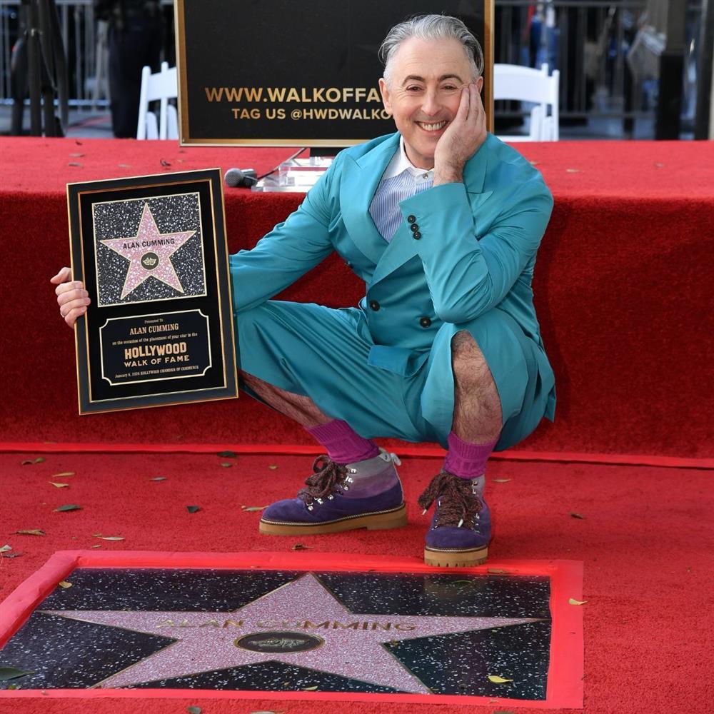 Ο Άλαν Κάμινγκ απέκτησε αστέρι στη Λεωφόρο της Δόξας στο Χόλιγουντ