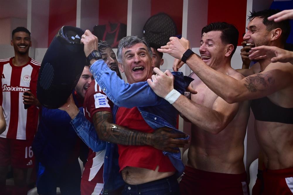 Ολυμπιακός - πανηγυρισμοί