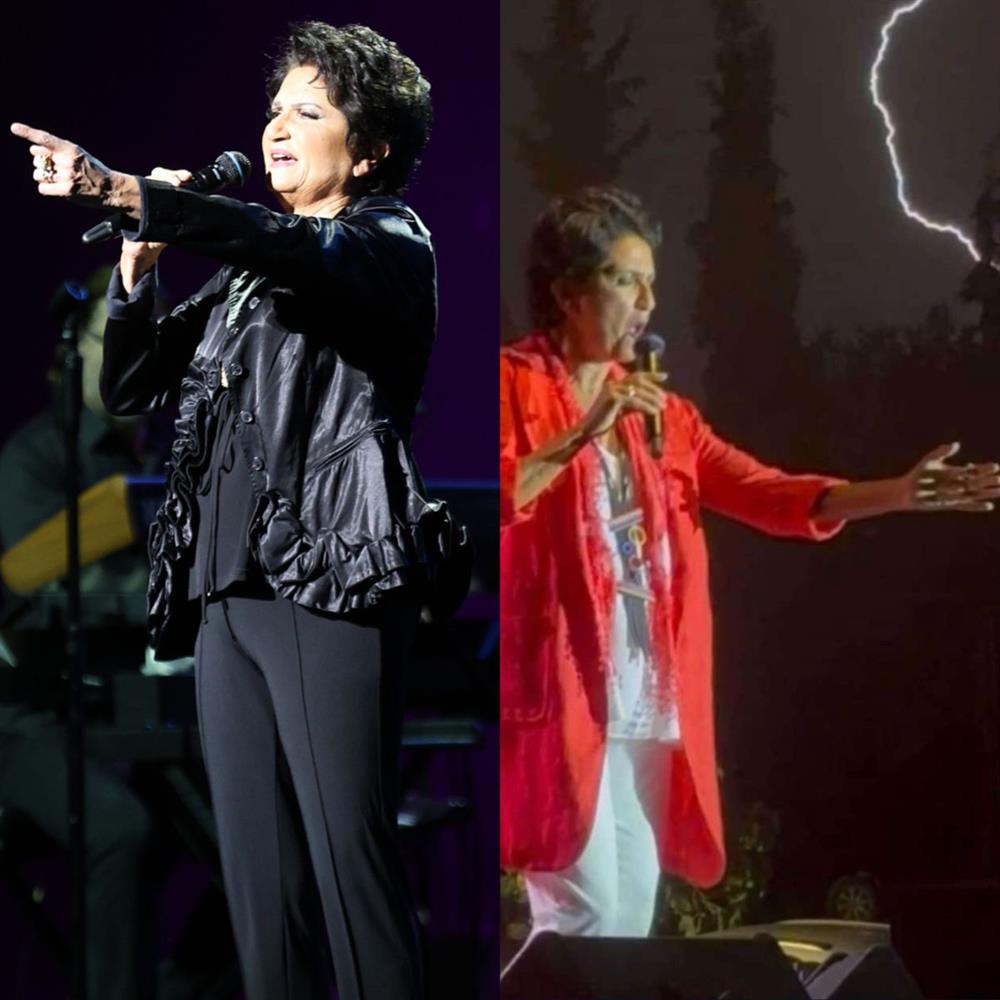 Άλκηστις Πρωτοψάλτη: Τραγούδησε με καταρρακτώδη βροχή στη Θεσσαλονίκη (Βίντεο)