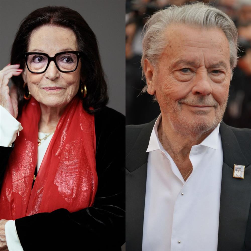 Νάνα Μούσχουρη - Αλέν Ντελόν