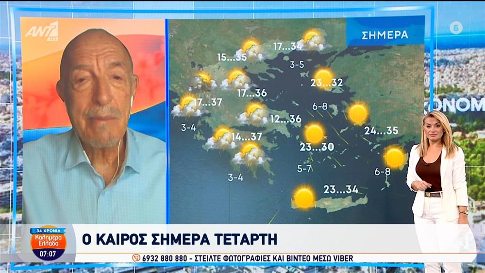 Καιρός – Καλημέρα Ελλάδα – 02/07/2025