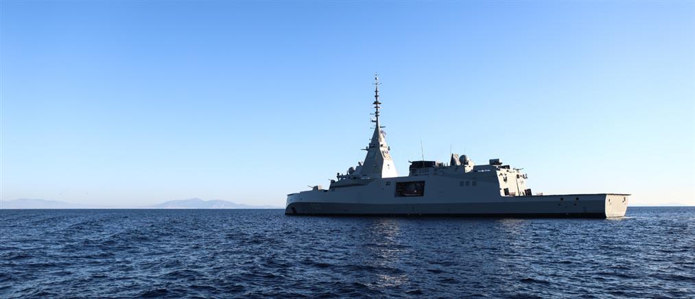 Η μεγαλειώδης υποδοχή της φρεγάτας "Κίμων" - Παρόντες Μητσοτάκης, Δένδιας, Τασούλας