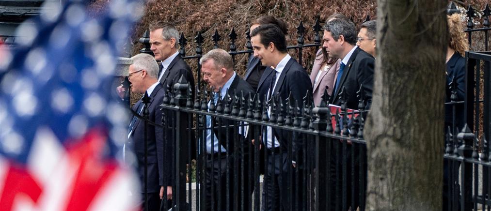 Χωρίς δηλώσεις ολοκληρώθηκε η συνάντηση της αντιπροσωπείας Δανίας-Γροιλανδίας Βανς και Ρούμπιο