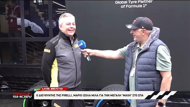 O διευθυντής της Pirelli, Mario Isola μιλά για την μεγάλη "μάχη" στο Spa
