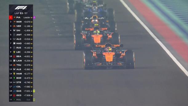 Η επανεκκίνηση του αγώνα στον 11ο γύρο