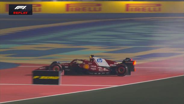 To τετ-α-κε του Leclerc στην προσπάθεια του στο Q3