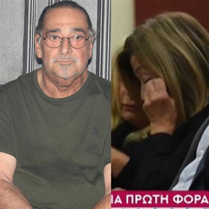 Βασίλης Καρράς: "Λύγισε" η σύζυγός του στη παρουσίαση της αυτοβιογραφίας του - Η στιγμή που ξεσπά σε κλάματα (Video)