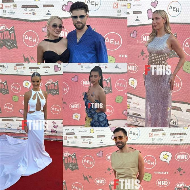 MAD VMA 2025: Οι πρώτες αφίξεις των celebrities στο κόκκινο χαλί (Φωτογραφίες FTHIS)