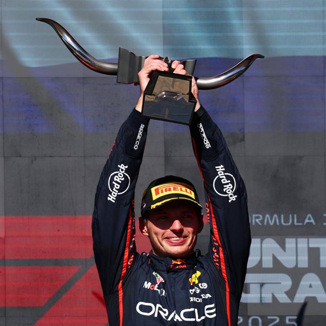 Formula 1: Μεγάλη νίκη του Μαξ Φερστάπεν στο 19ο Grand Prix των ΗΠΑ που μεταδόθηκε ζωντανά αποκλειστικά από το ANT1+