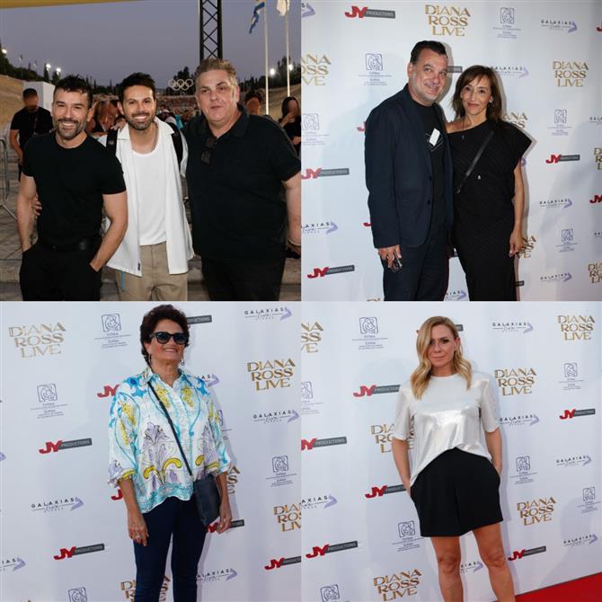 Diana Ross: Οι celebrities που βρέθηκαν στη μεγάλη συναυλία της στο Καλλιμάρμαρο (Photos)