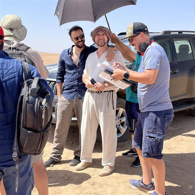 Ο Τιμωρός: Τα γυρίσματα της νέας σειράς του Alpha στην έρημο συνεχίζονται (Φωτογραφίες)