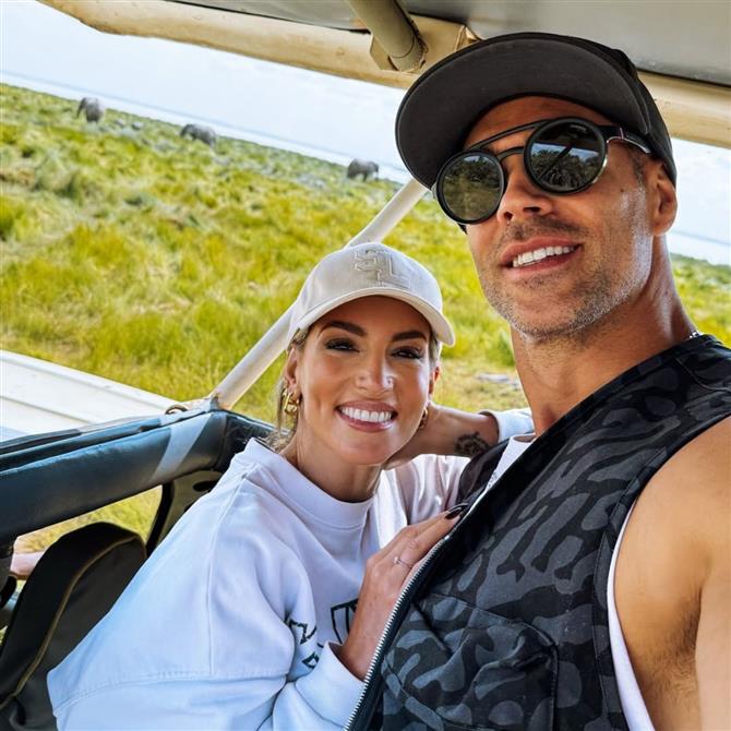 Αθηνά Οικονομάκου: Το φωτογραφικό άλμπουμ από το σαφάρι στην Κένυα με τον Μπρούνο Τσερέλα

