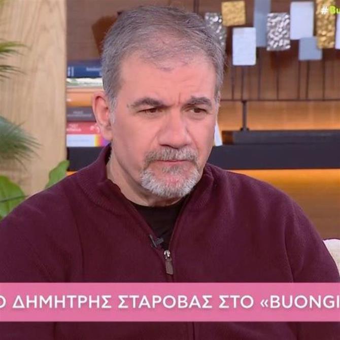 Δημήτρης Σταρόβας: "Έχω χάσει 46 κιλά, περιμένω να ανακτήσω την ομιλία - Το μυαλό τρέχει αλλά η γλώσσα δεν προλαβαίνει" 
