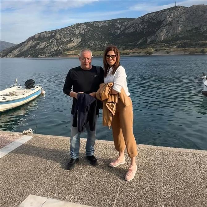 Φαίη Μαυραγάνη: "Ο Νίκος Μάνεσης είναι συνοδοιπόρος ζωής, τον οποίο αγαπώ και θαυμάζω"