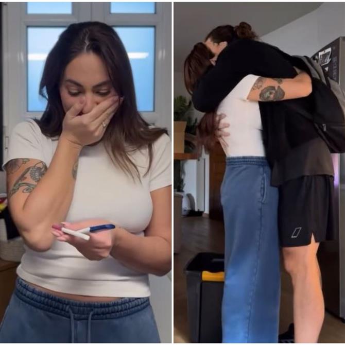 Ευρυδίκη Βαλαβάνη: Η στιγμή που ανακοινώνει στον Γρηγόρη Μόργκαν ότι είναι έγκυος