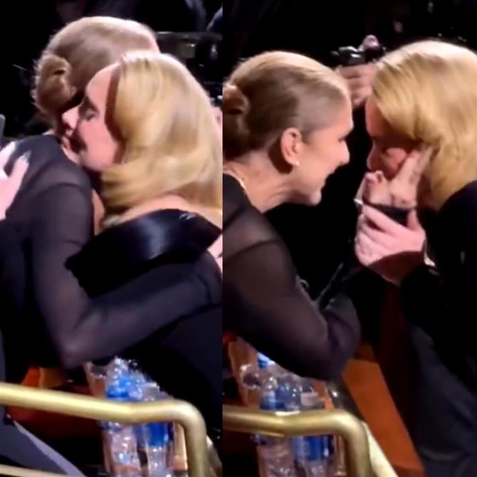Adele: Ξέσπασε σε κλάματα όταν είδε σε συναυλία της τη Σελίν Ντιόν - Η συγκινητική συνάντηση των δυο τραγουδιστριών (Βίντεο)