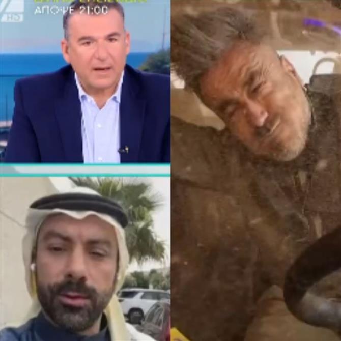 Γιώργος Μαυρίδης: "Χτύπησε στο κεφάλι και έβγαλε λίγο αίμα", λέει ο Σάκης Τανιμανίδης - Βίντεο από τη στιγμή του ατυχήματος