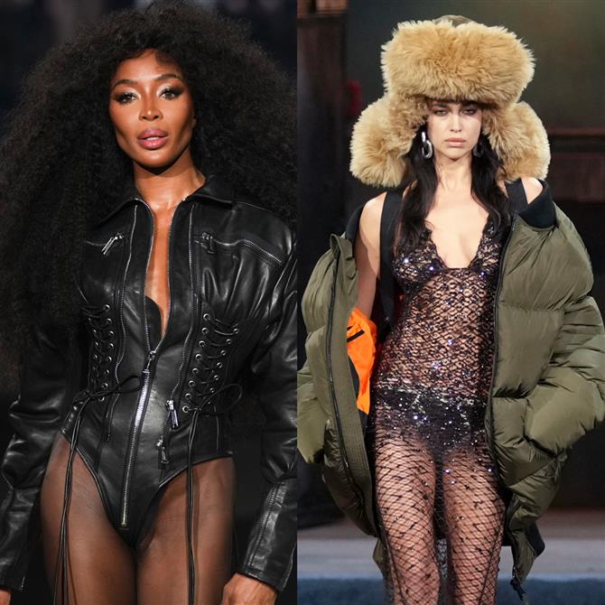 Naomi Campbell και Irina Shayk έκλεψαν τις εντυπώσεις στην εβδομάδα μόδας του Μιλάνου!