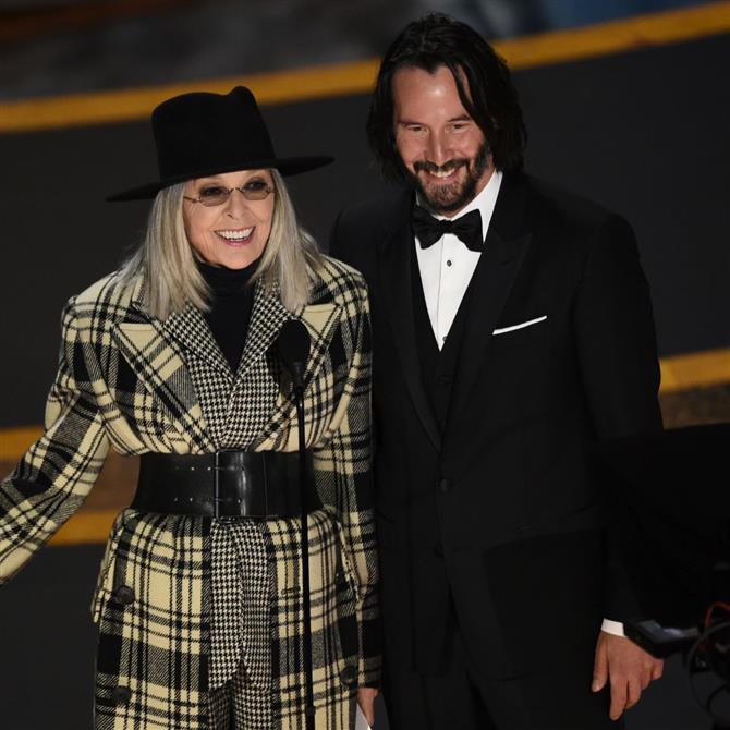 O Κιάνου Ριβς για την Νταϊάν Κίτον: "H απόλυτη επαγγελματίας"
