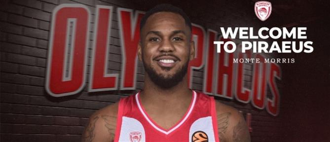 Στον Ολυμπιακό και επίσημα ο Μόντε Μόρις