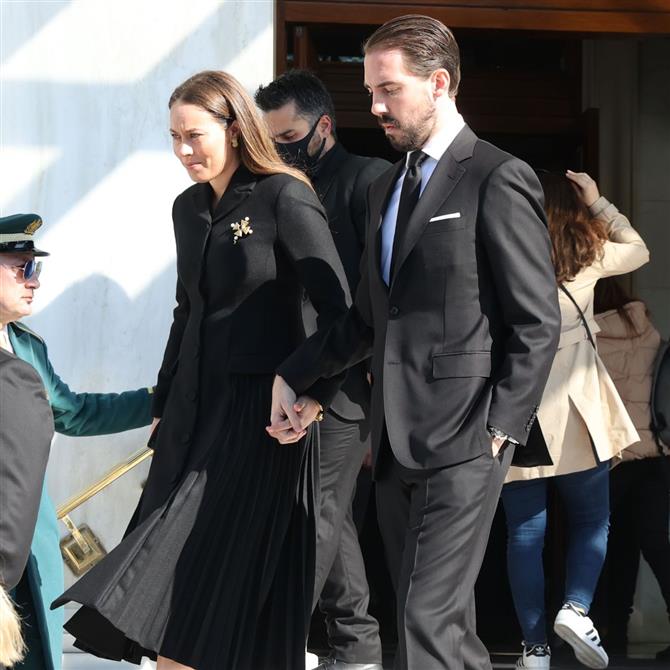 Φίλιππος Ντε Γκρες -  Νίνα Φλορ: Αυτός είναι ο λόγος που δεν πήγαν στον γάμο του Νικόλαου με την Χρυσή Βαρδινογιάννη;